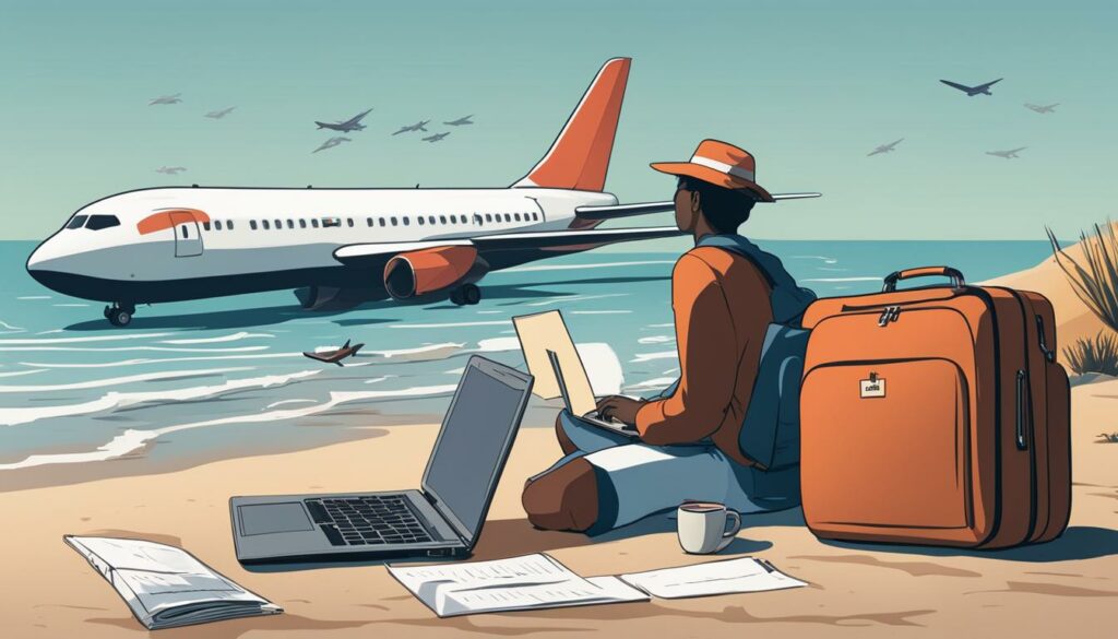 Balancing travel with work