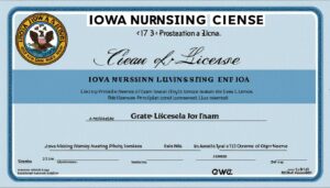 How to get Iowa nursing license
