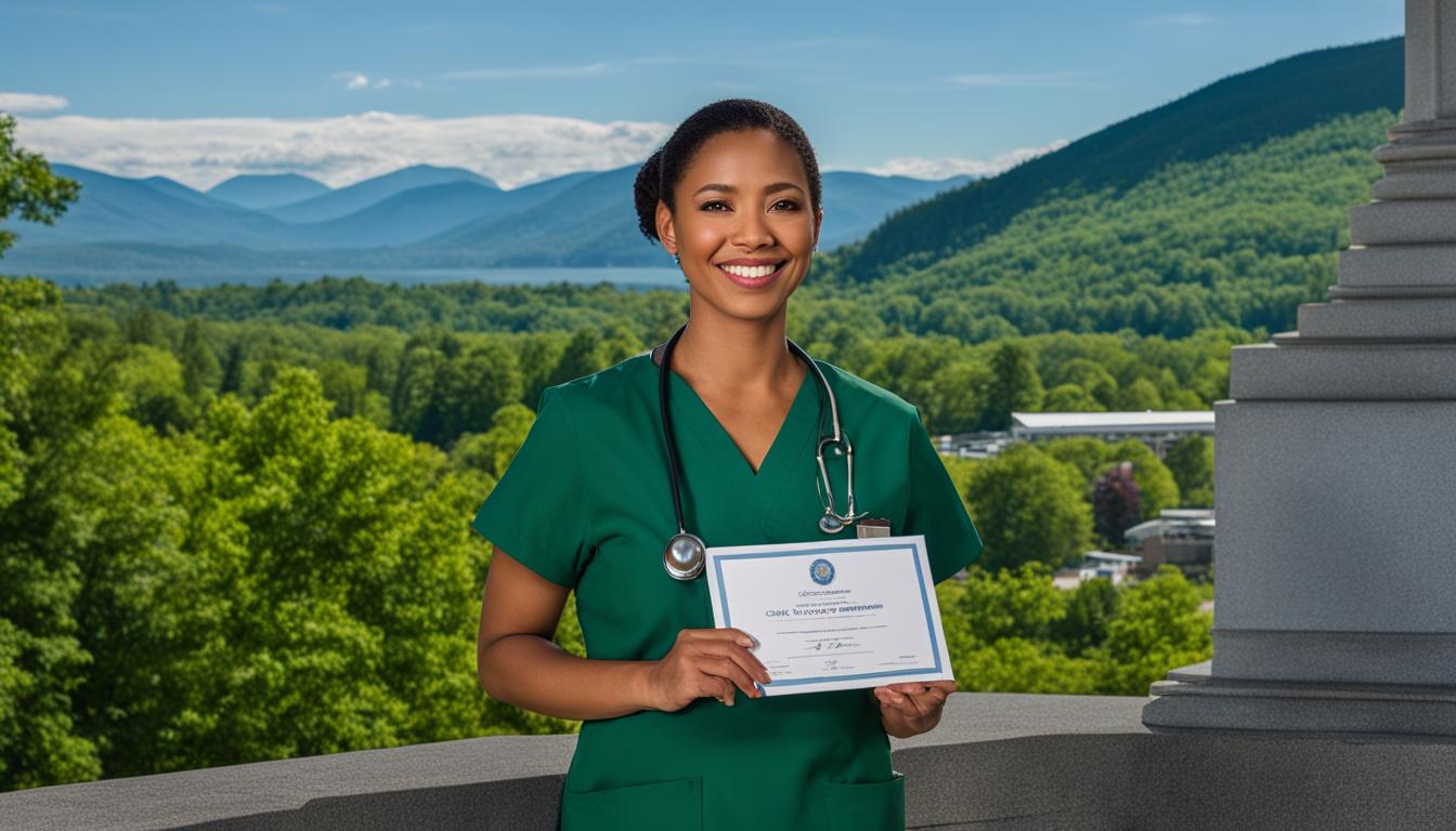 How to get Vermont nursing license